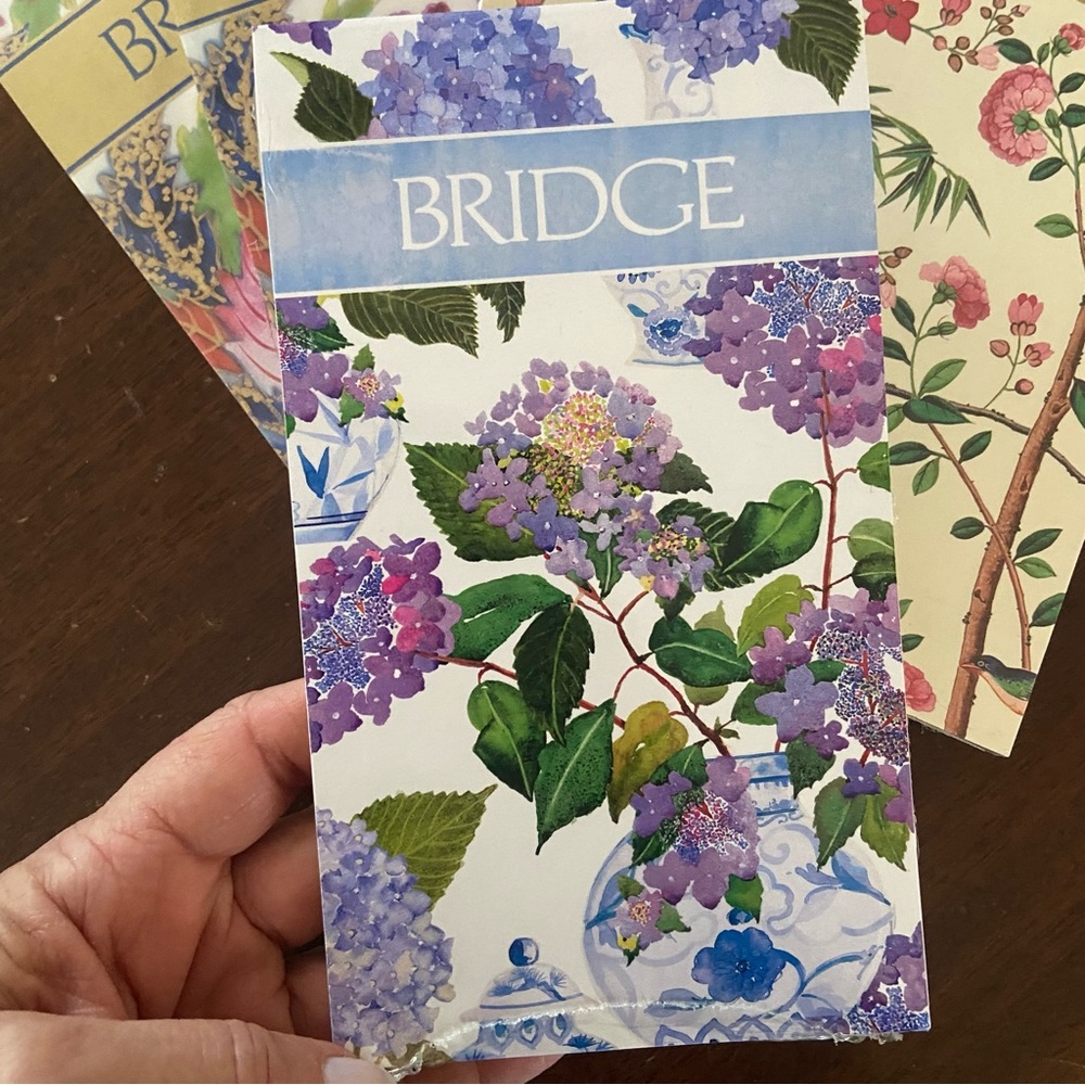 Caspari Bridge Tally Pads - set of 5 pads - Picture 3 of 9